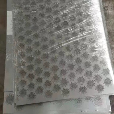 304 316 430SS วงกลม 10 ไมครอนตาข่ายกรองสแตนเลสป้องกันการกัดกร่อน